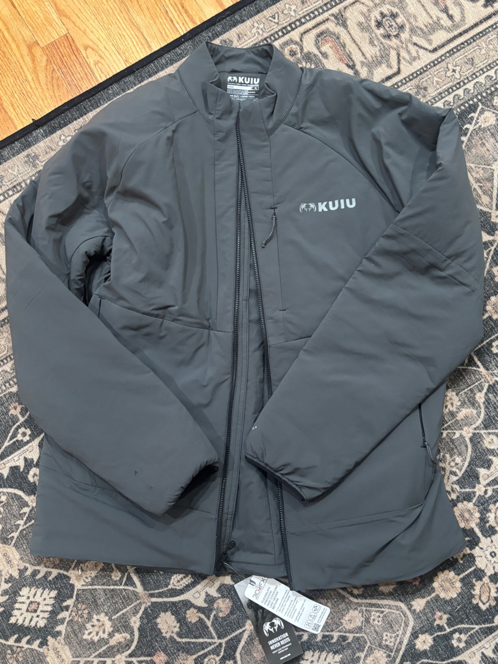 KUIU Kenai Men's Insulated gray Jacket - nwt - xl